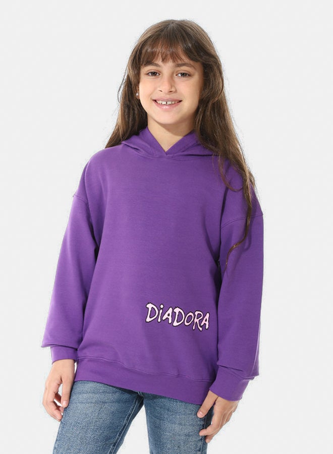 DIADORA Printed Girls Hoodie - Image 1