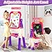 Weudear Easel for KidsToddler Toys for 3 4 5 Year Old Girl GiftsDouble Sided Magnetic Kid Art EaseDry Erase Drawing Painting BoardToddler Easel Learning Toys for 3 4 5 Girl Birthday Christmas Gifts - Image 4