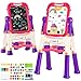 Weudear Easel for KidsToddler Toys for 3 4 5 Year Old Girl GiftsDouble Sided Magnetic Kid Art EaseDry Erase Drawing Painting BoardToddler Easel Learning Toys for 3 4 5 Girl Birthday Christmas Gifts - Image 3