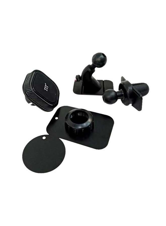 Magnetic Dashboard And AC Wind 2 In1 Mount Mobile Phone Holder For Car-Black- TM055 - Image 5