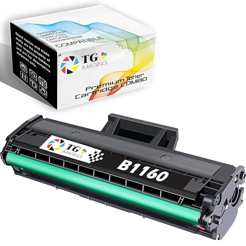 TG Imaging Compatible B1160 Toner Cartridge Replacement for Dell B1160W B1160 B1163w B1165nfw 1160 1160W 331-7335 Laser Printer (1 Pack, Black) - Image 1