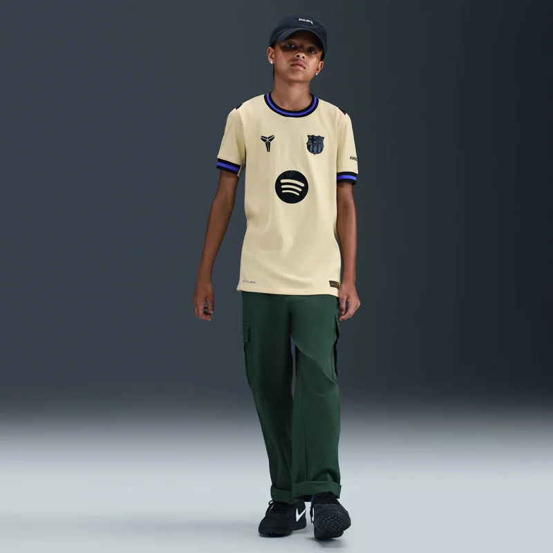 Nike Yellow Kids' FC Barcelona 25/26 Away Authentic Football Jersey  | Best Price UAE