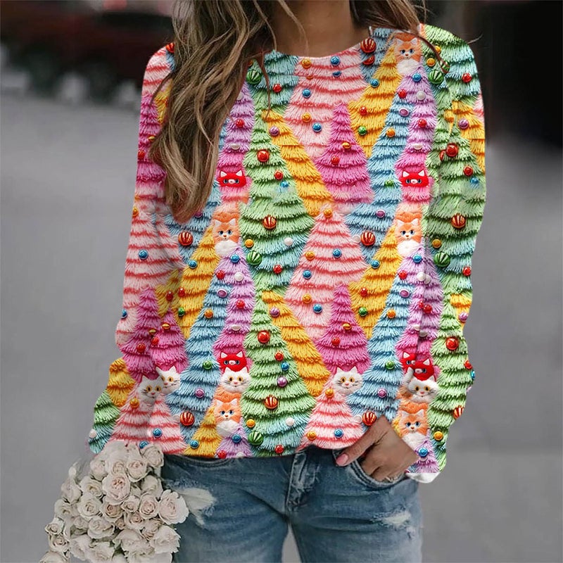 Fashion Women'S Long-Sleeved Round T-Shirt Plus Size All-Match T-Shirt - Image 5