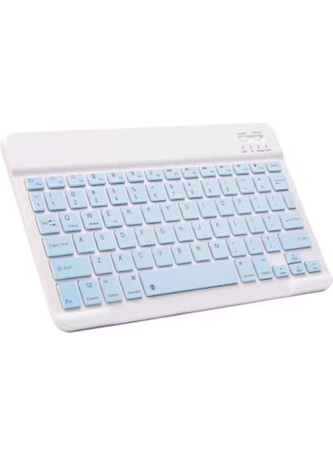 Wireless Keyboard, Mini Portable Bluetooth Keyboard, Ultra Slim Quiet Ergonomic Keyboard with Rechargeable Battery for iOS, Android and Windows - Image 3