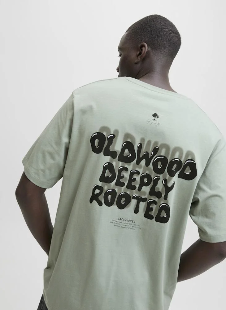 JACK & JONES Jjwobly Crew Neck T-Shirt