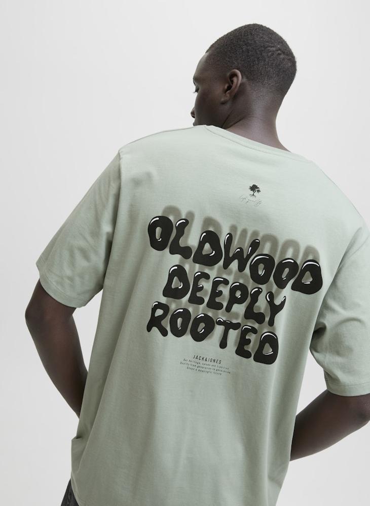 JACK & JONES Graphic Crew Neck Regular Fit T-Shirt - Image 2