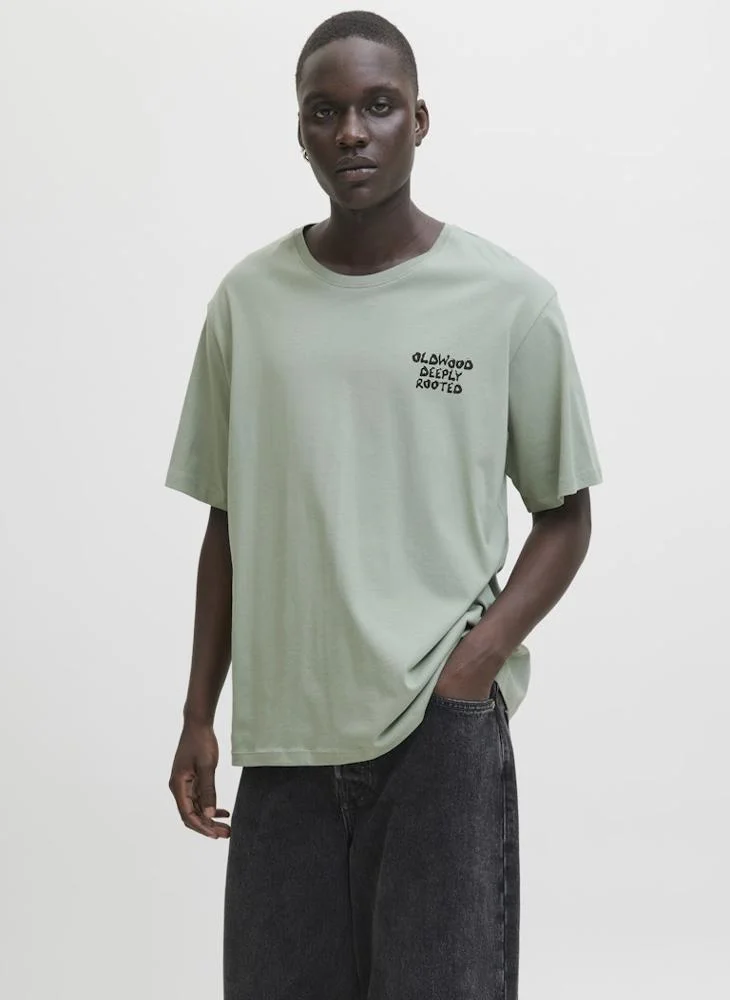 JACK & JONES Jjwobly Crew Neck T-Shirt