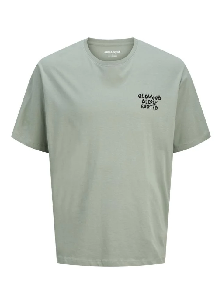 JACK & JONES Graphic Crew Neck Regular Fit T-Shirt