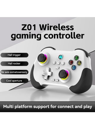 Mobile Gaming Controller for iPad/iPhone/Tablet, Cloud Controller Remote Joystick for iOS/Android, Wireless Switch Controller with Macro Buttons/Hall-Rocker/Hall-Trigger/Dual Vibration (White) - pzsku/Z4F88C2ED3562679AE4C2Z/45/_/1732603780/5b842380-2a75-4825-b69b-5dcf7e6052d0