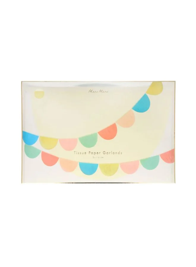 Meri Meri Rainbow  Scallop Garlands