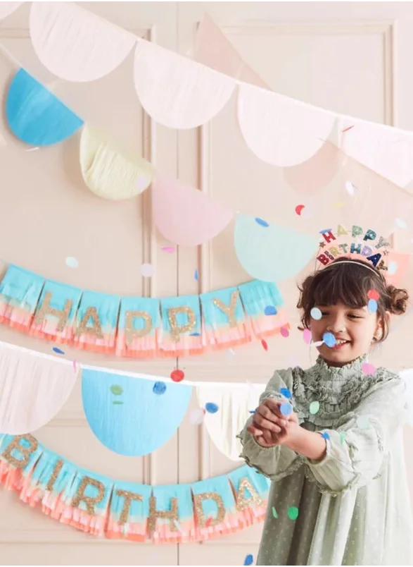ميري ميري Rainbow  Scallop Garlands