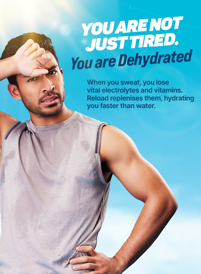 FAST&UP Reload - Electrolye Hydration Drink - 80 Effervescent Tablets, Lemon Lime Flavour - Image 4