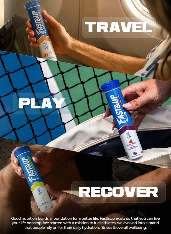 Reload - Electrolye Hydration Drink - 80 Effervescent Tablets, Lemon Lime Flavour