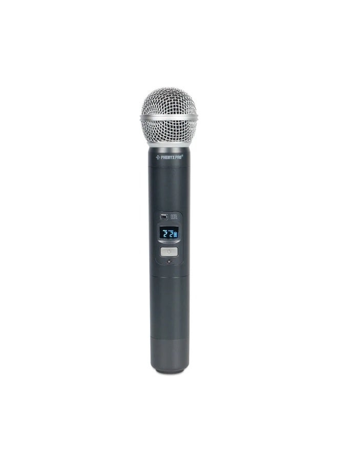 Phenyx Pro PTU-6000-4H4B Eight-Channel UHF Wireless Microphone System – 4 Handheld Mics & 4 Bodypacks, Auto-Scan, 328ft Range, Rack-Mountable, All-Metal Build, For DJs, Churches & Live Events - Image 4