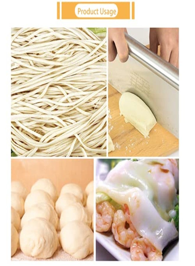 TREXEE Multi-Purpose Stainless Steel Pizza Dough Scraper Cutter Baking Pastry Spatulas Cake Cake Scraper Chopper Dough Cutter Fondant Cream Spatulas Kitchen DIY Baking Decorating Tools (Cake Scraper) - Image 5