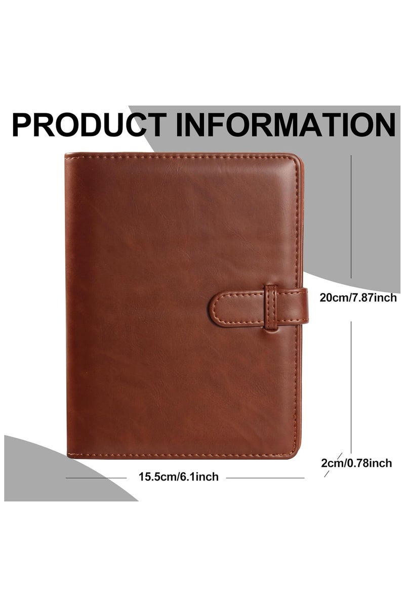 الروهيت ألبوم صور صغير يحتوي على 128 جيبًا لكاميرا فوجي فيلم إنستاكس ميني، وكاميرا بولارويد سناب، وكاميرات سوشيال ماتيك الفورية (بني) - Image 2