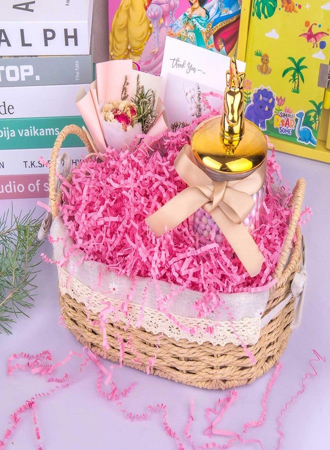 Caleihd 1/2 LB Crinkle Cut Paper Shredded Filler Paper for Gift Baskets Gift Box Confetti Shreds Decoration Stuffing for Birthday, Weddings, Anniversaries, Christmas Wrapping Pink - Image 4
