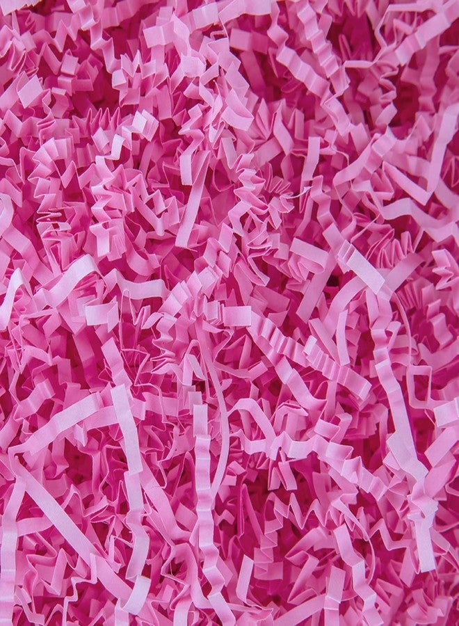Caleihd 1/2 LB Crinkle Cut Paper Shredded Filler Paper for Gift Baskets Gift Box Confetti Shreds Decoration Stuffing for Birthday, Weddings, Anniversaries, Christmas Wrapping Pink - Image 1