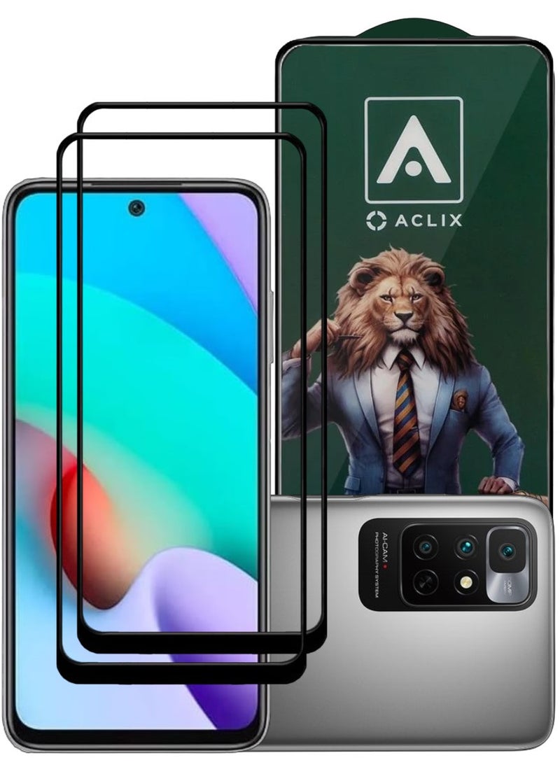 ACLIX 2 Pieces Antistatic ESD Dustproof Premium Quality High Definition Tempered Glass Screen Protector Designed For Xiaomi Redmi Note 11 4G - Image 1