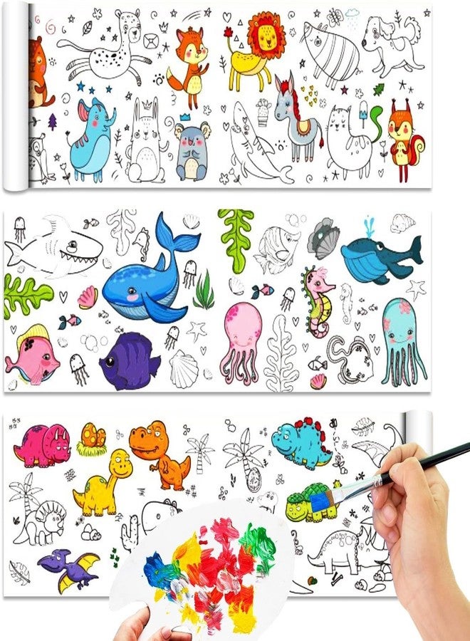 Parshya Drawing Paper Roll, 30 x 300 Cm Large Coloring Poster for Toddlers, Art Paper, Kids Coloring Drawing Paper Roll Best Birthday Gift Kids(Random Deisgn) - Image 1