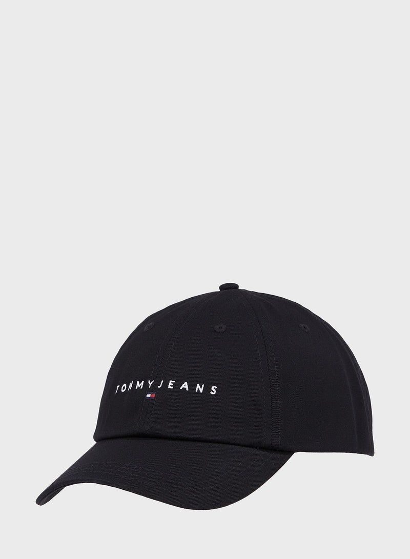 TOMMY JEANS Linear Logo 6 Panel Cap - Image 1