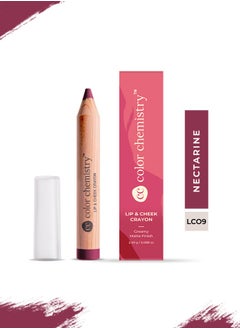 Color Chemistry Color Chemistry Nectarine Lip And Cheek Crayon - 2.49 g, Vegan, Ultra-Matte, Non-Drying, Pigmented And long-Stay Lipstick, Multi-Use Lip Crayon  - Image 5