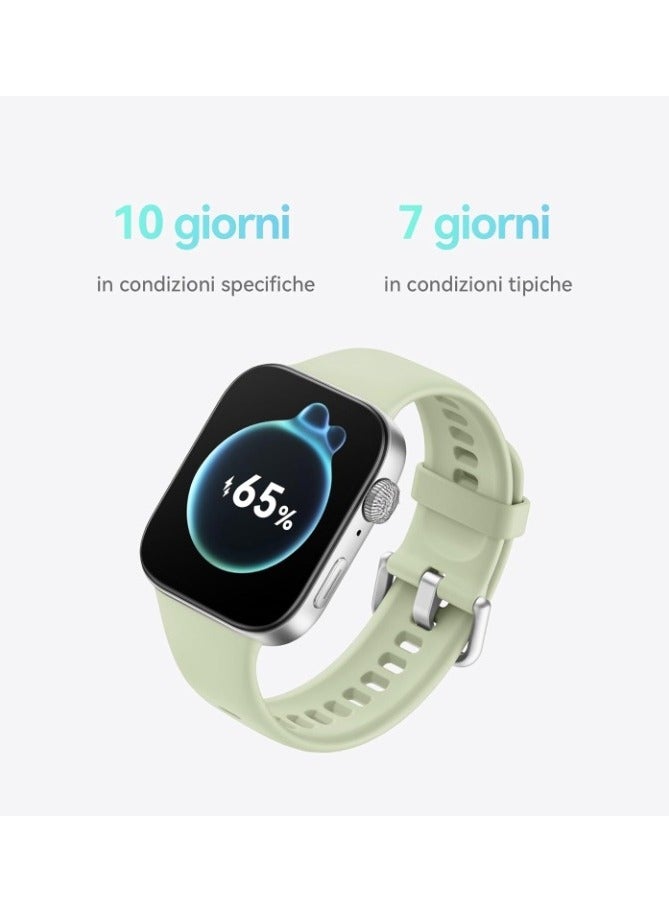 REBENUO Watch Fit 3 Smartwatch  1.82 Inch Amoled Display  Comfortable And Stylish Design  Scientific Workout Coach  Upgraded Health Management  Compatible With iOS And Android Green - Image 2