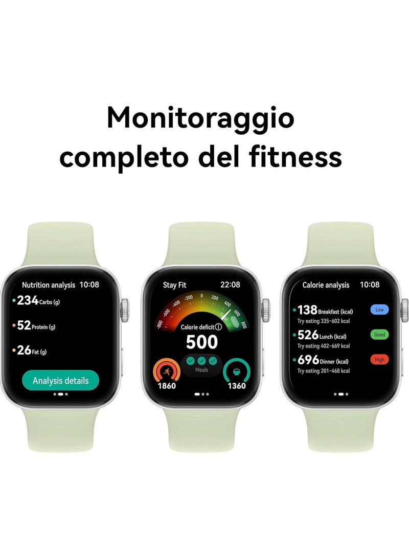 REBENUO Watch Fit 3 Smartwatch  1.82 Inch Amoled Display  Comfortable And Stylish Design  Scientific Workout Coach  Upgraded Health Management  Compatible With iOS And Android Green - Image 4