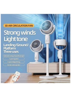 RAQTA Smart Chargeable Type-C Air Cooling Fan – Portable Ventilation & Air Circulation Fan with Remote Control  - Image 2