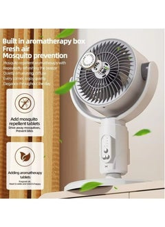RAQTA Smart Chargeable Type-C Air Cooling Fan – Portable Ventilation & Air Circulation Fan with Remote Control  - Image 4