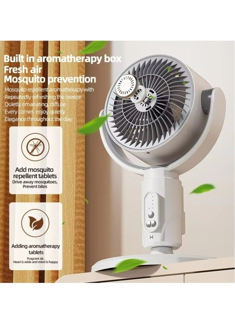 RAQTA - Smart Chargeable Type-C Air Cooling Fan – Portable Ventilation & Air Circulation Fan with Remote Control - Image 1