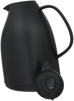 Elegance Penguin Thermos, 1.5 liters, glass inner container, plastic outer shell - black