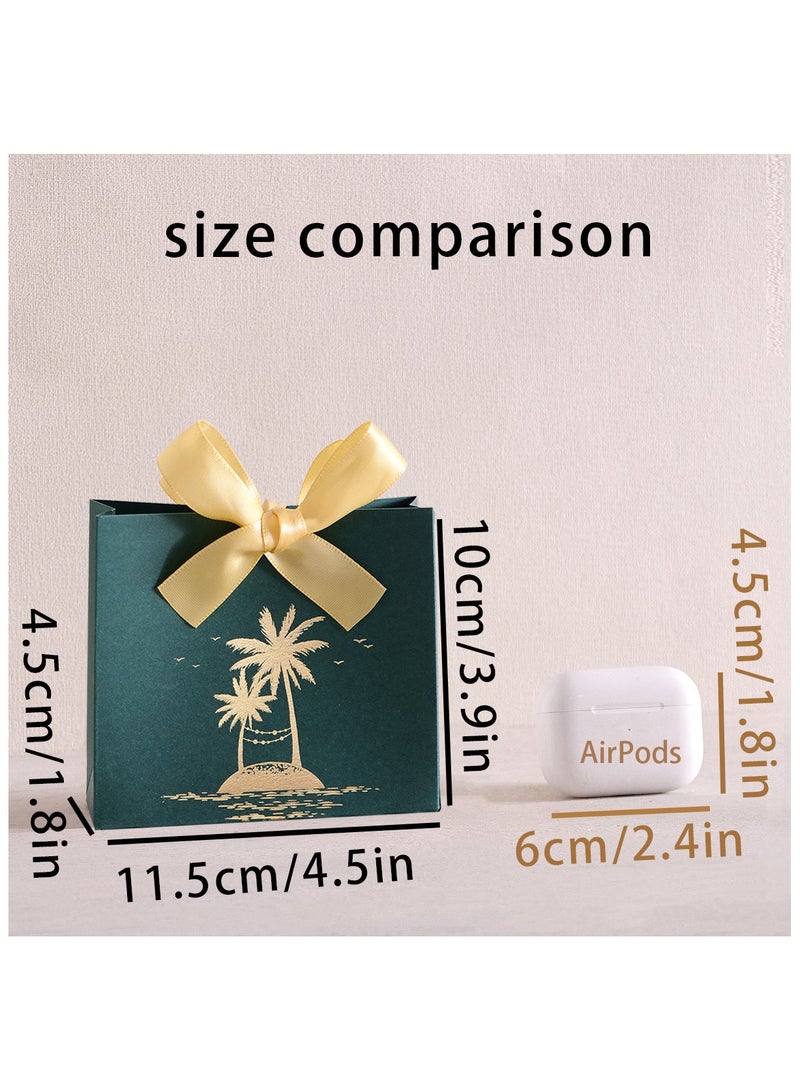 20قطعة أكياس هدايا صغيرة 8 قطعة أكياس حلوى صغيرة حقائب حلوى صغيرة لحفلات الزفاف أكياس هدايا ورقية مع شريط من القوس لحفلات الزفاف استحمام الطفل عيد ميلاد حفلة عيد ميلاد هدية شكرًا لك - Image 2