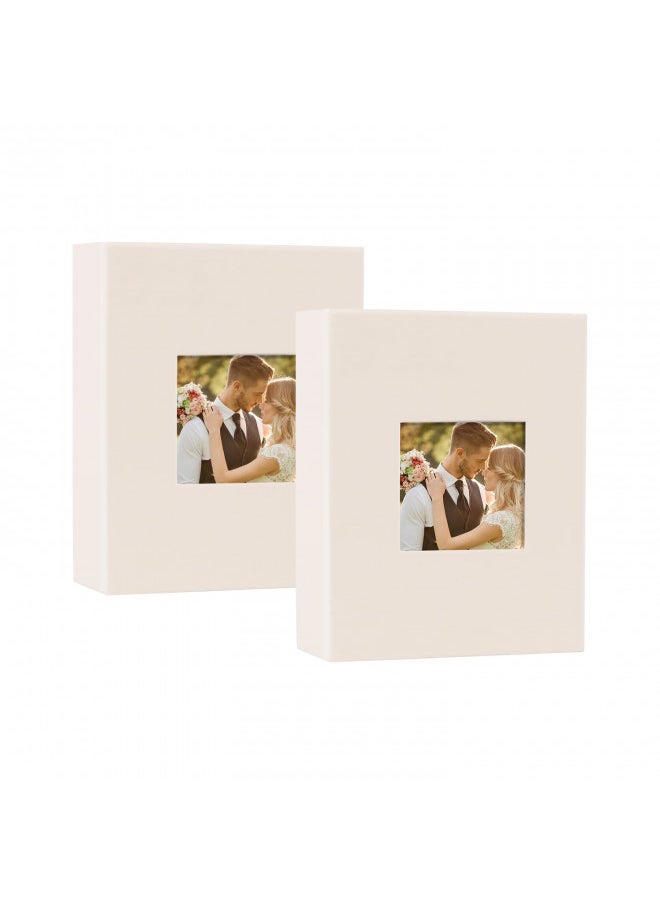 Artmag Photo Album 4x6 50 Pockets 2 Packs, Leather Cover Mini Photo Book, Can Save 100 Photos for 4x6 Pictures, Artwork or Postcard Storage (Beige) - pzsku/Z4F89319C44AEF33A9D65Z/45/_/1731078090/4dc387d7-f7f4-4339-8deb-37489a1a6aa0