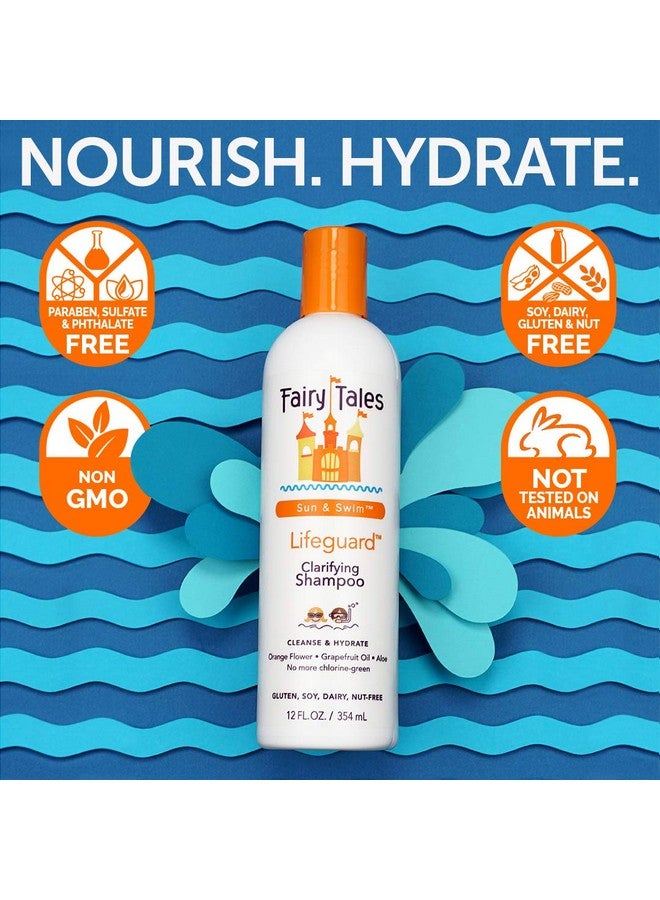 فيري تيلز شامبو وبلسم السباحة 32 أونصة للأطفال - إزالة الكلور، مصنوع من مكونات طبيعية في الولايات المتحدة الأمريكية، بدون بارابين أو كبريتات أو أصباغ صناعية - Image 3