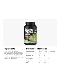 Chikalab Premium Whey Protein 900g Pistachio Ice Cream Flavor  - Image 2