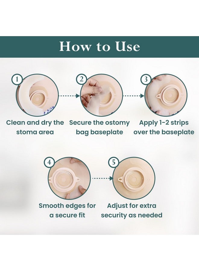 Med 12071 C type Elastic Barrier Tape (pack of 10) For Fix urine/stool collection bags - Image 5