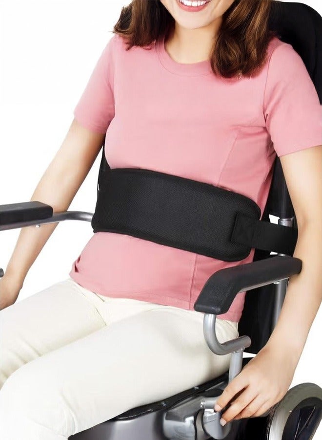 XiuWoo Wheelchair Seat Belt Adjustable Medical Wheelchair Safety Harness for Patient Caring, Cushion Harness Straps with Easy Release Buckle - Image 1
