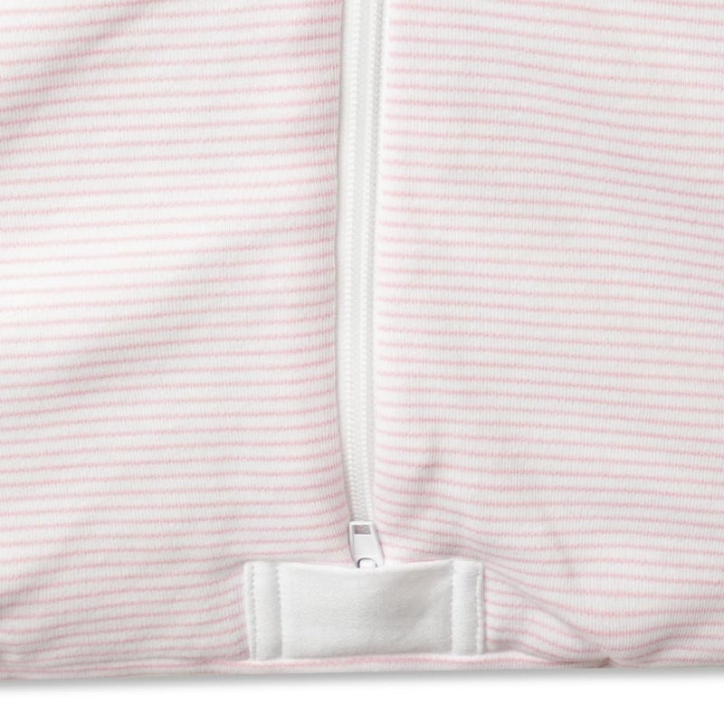 Snugtime Snugtime Yarn Dyed Stripe Long Sleeve Padded Baby Sleeping Bag Baby Sleep Sack Soft Cotton Fabric TOG Rating of 30 Ideal for Girls of Age 36 Months - Image 3