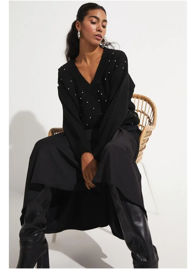JUNE June Klosh Skirt Black
