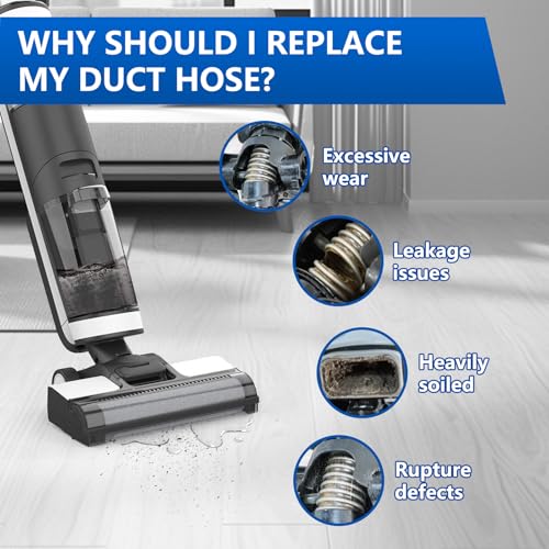 Keluke Replacement Hose Compatible with Tineco Floor ONE S3 & iFloor 3 Handheld Vacuum Cleaner | Lower Duct Tube Compatible with Floor One S5 - Vacuum Cleaner Replacement Parts - Image 4