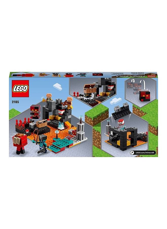 300 Pieces Lego Minecraft The Nether Bastion 21185 Building Kit