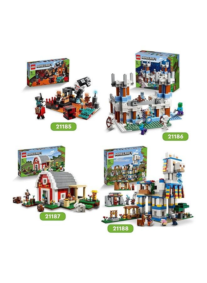 300 Pieces Lego Minecraft The Nether Bastion 21185 Building Kit