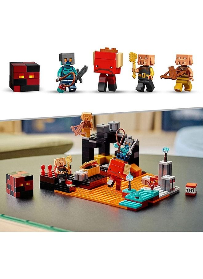 300 Pieces Lego Minecraft The Nether Bastion 21185 Building Kit