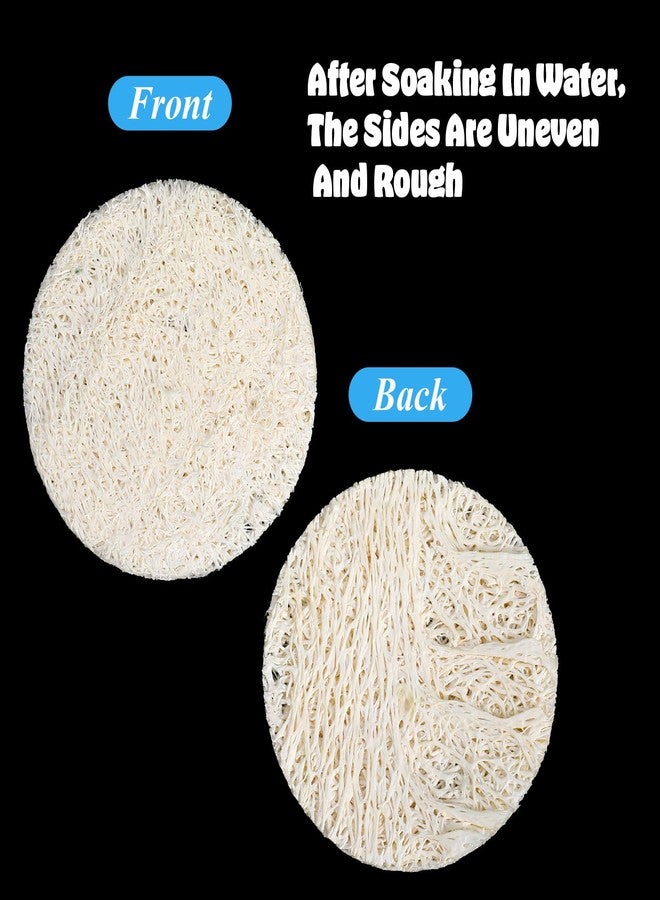 BOHUIZ 40 Pcs Natural Loofah Exfoliating Face Pads, 2.16'' Exfoliating Facial Body Scrub Pads for Dead Skin Masks Removal Loofah Sponge Face Scrubber for Women Men - Image 4