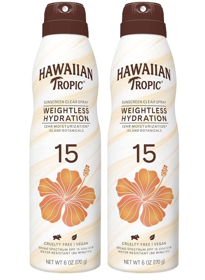 هاوايان تروبيك إس إتش ويتليس سي إس بمعامل حماية من الشمس 15 – عبوتان × 170 غرام - Image 1