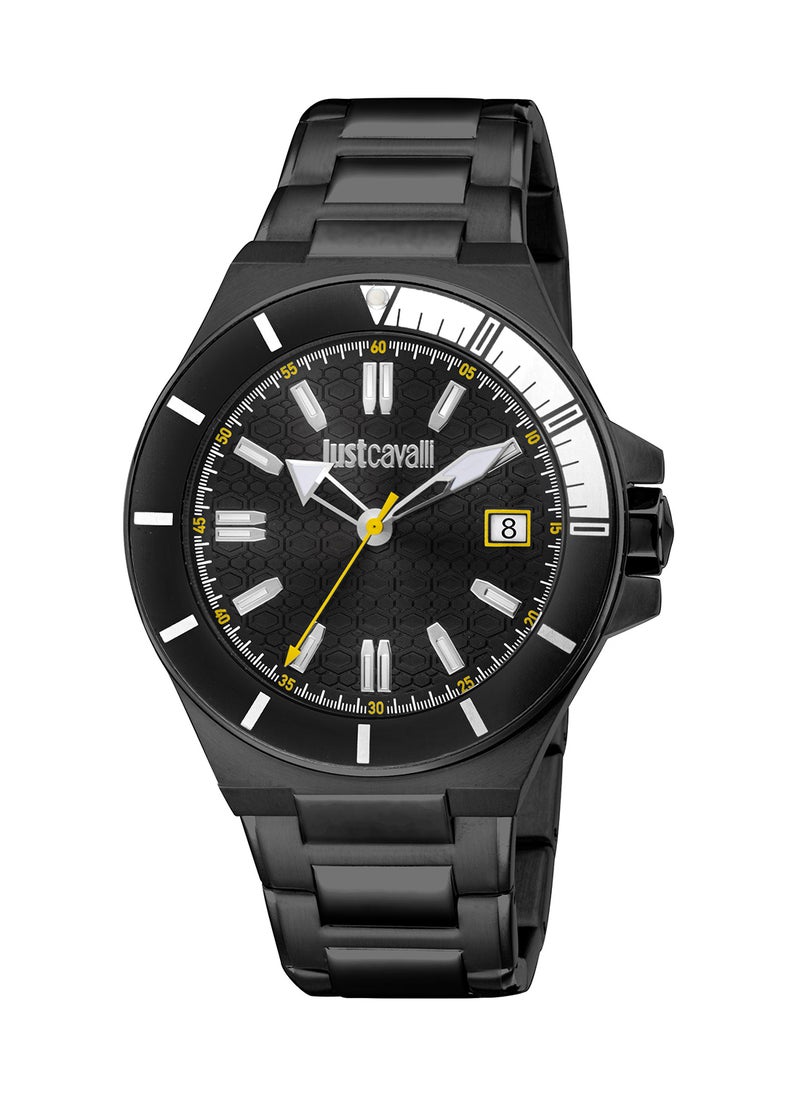 Just Cavalli - Men's Round Shape Stainless Steel Wrist Watch JC1G318M0085 - 43 Mm - Image 1