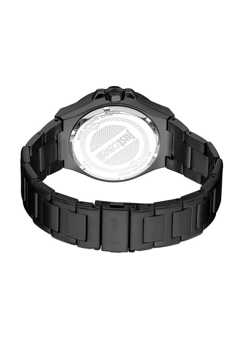 Just Cavalli - Men's Round Shape Stainless Steel Wrist Watch JC1G318M0085 - 43 Mm - Image 1