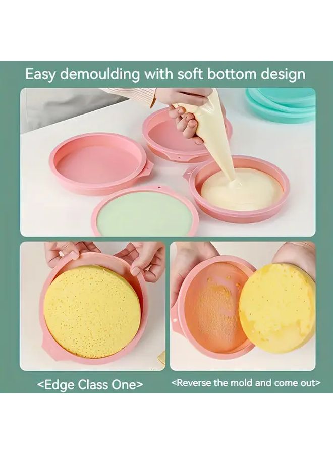 1pc Pink Silicone Air Fryer Egg Mold Non Stick Baking Mold For Muffins Cakes Pastries - Image 5