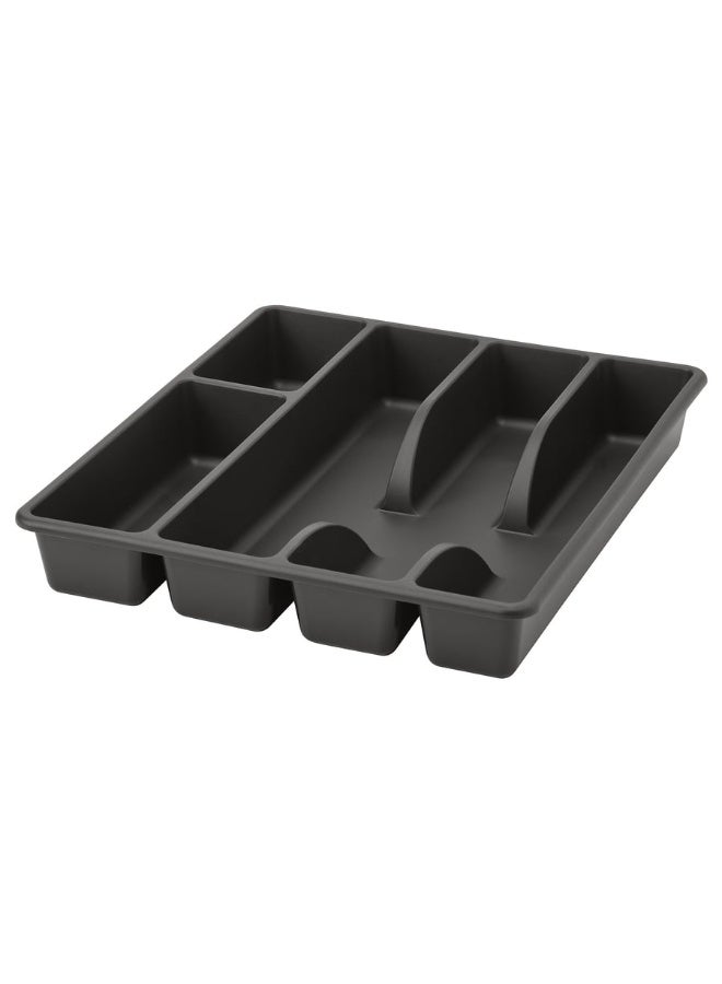 SMÄCKER Cutlery tray, anthracite, 31x26 cm - Image 1